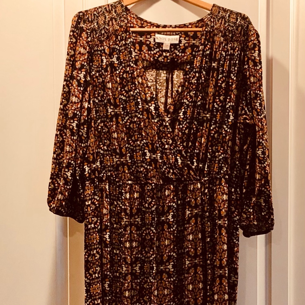 Knox Rose Women’s Wrap Style Maxi Dress XXL